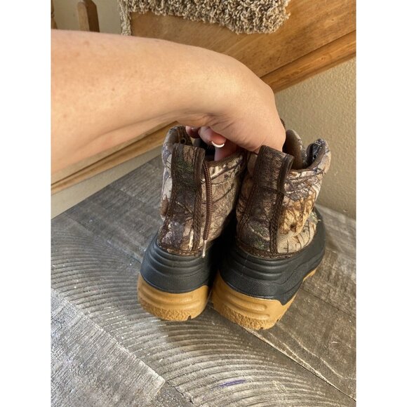 Ozark Trail Camouflage Boots Kids 13 Thinsulate Insulation - Picture 4 of 5
